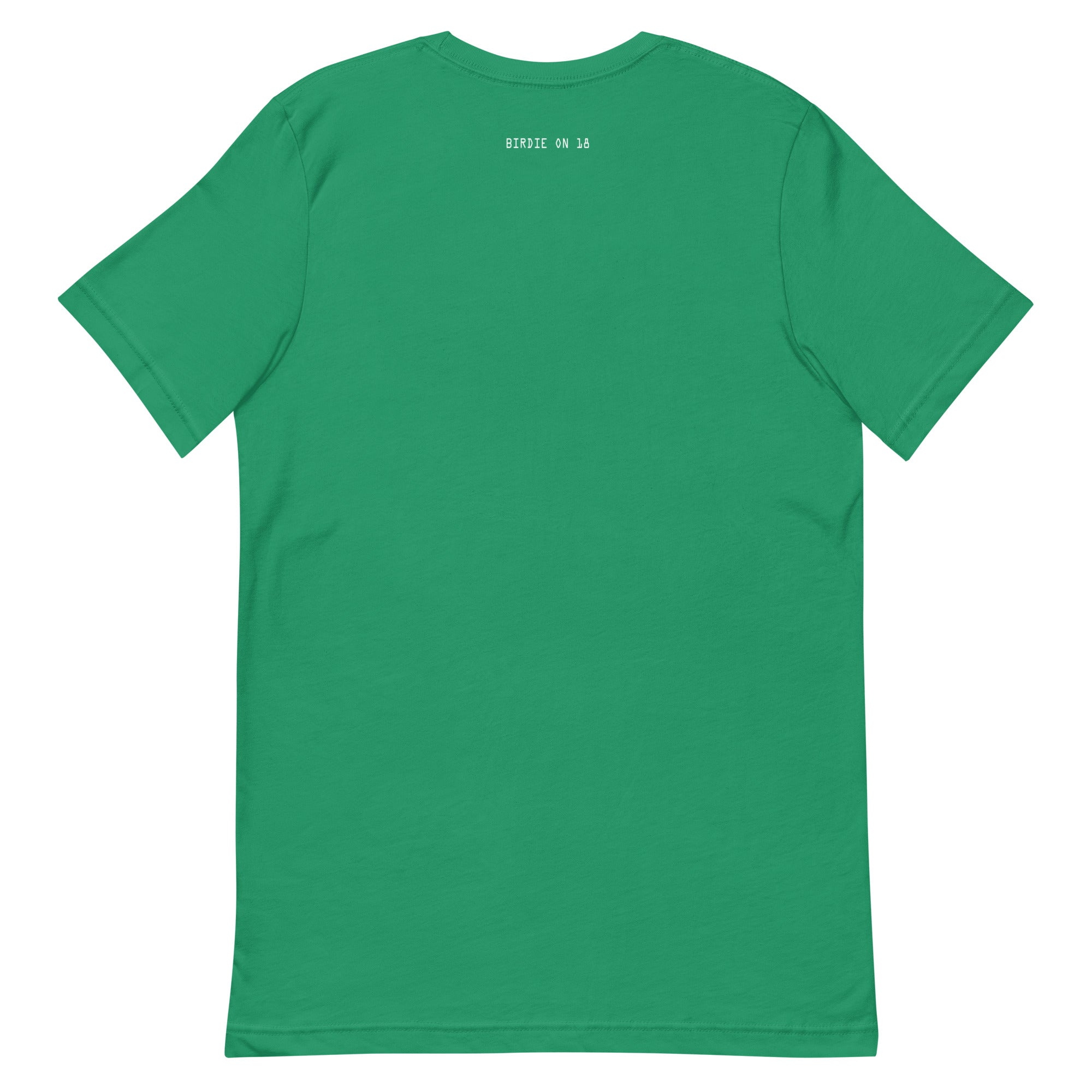 blank green t shirt back